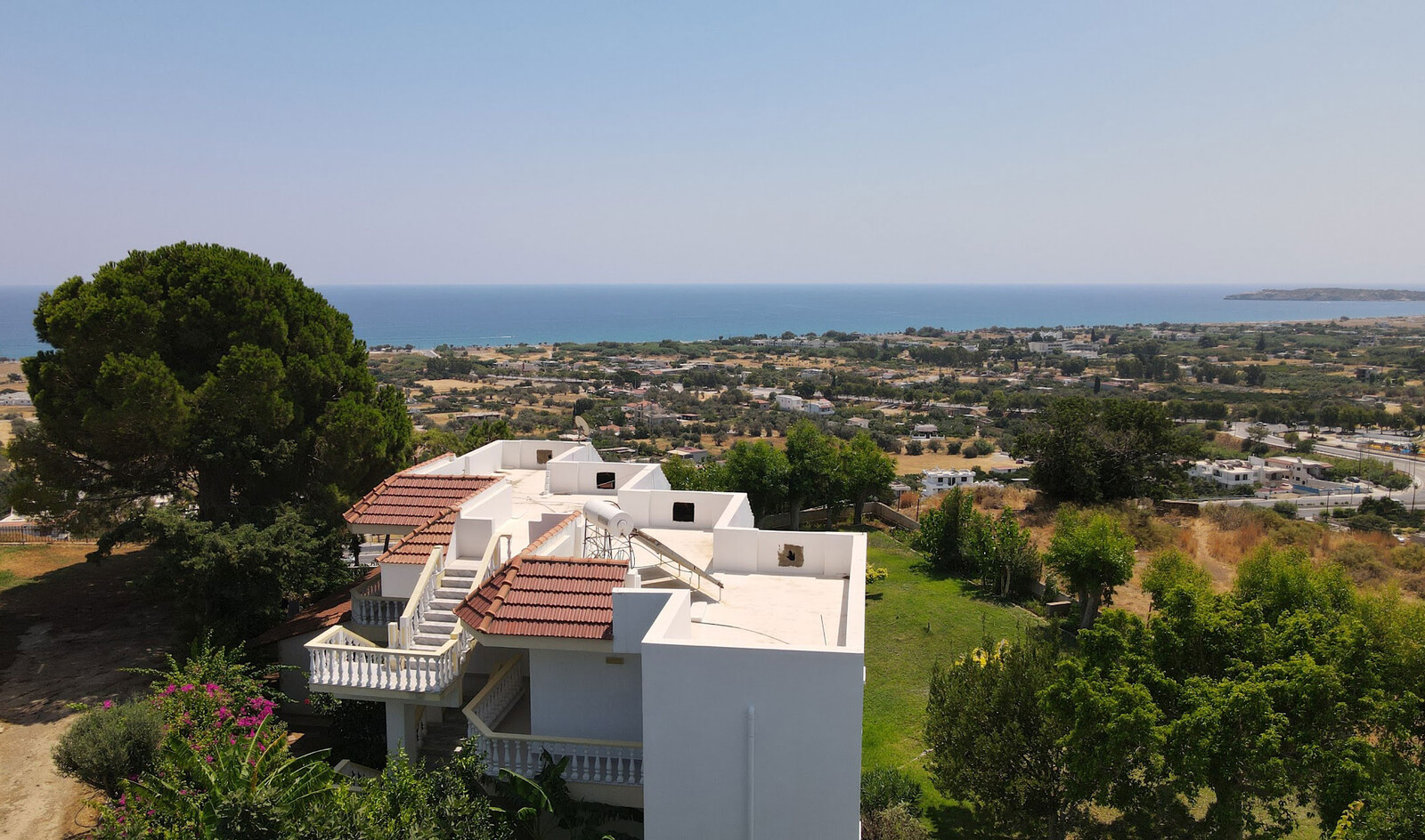 Luftaufnahme von Afandou und Umgebung auf der Insel Rhodos